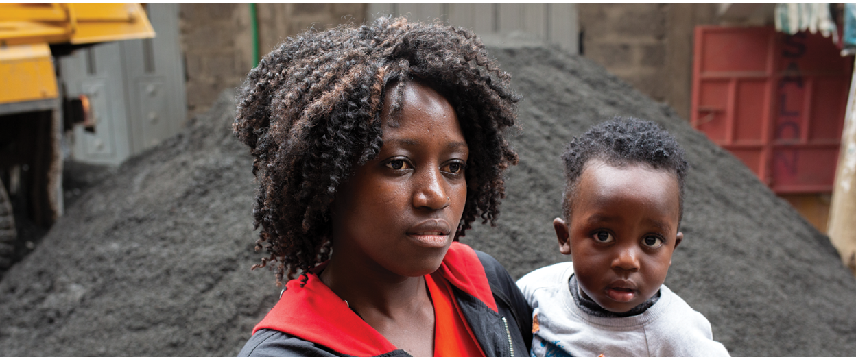 Lilian Mutheu is a mentor in the Dreams project in Nairobi, Kenya   DREAMS is an acronym for Determined, Resilient, Empowered, AIDS-free, Mentored, and Safe women  The project aims to empower girls and young women between 10 and 24 years around issues including HIV prevention, contraceptive methods, health, education and social economic intervention   Lilian, who has a young son Nevil, is familiar with some of the issues through her own personal experience and provides guidance and support to hundreds of young women and girls in the extensive slum of Makuru Kwa Njenga in Nairobi 