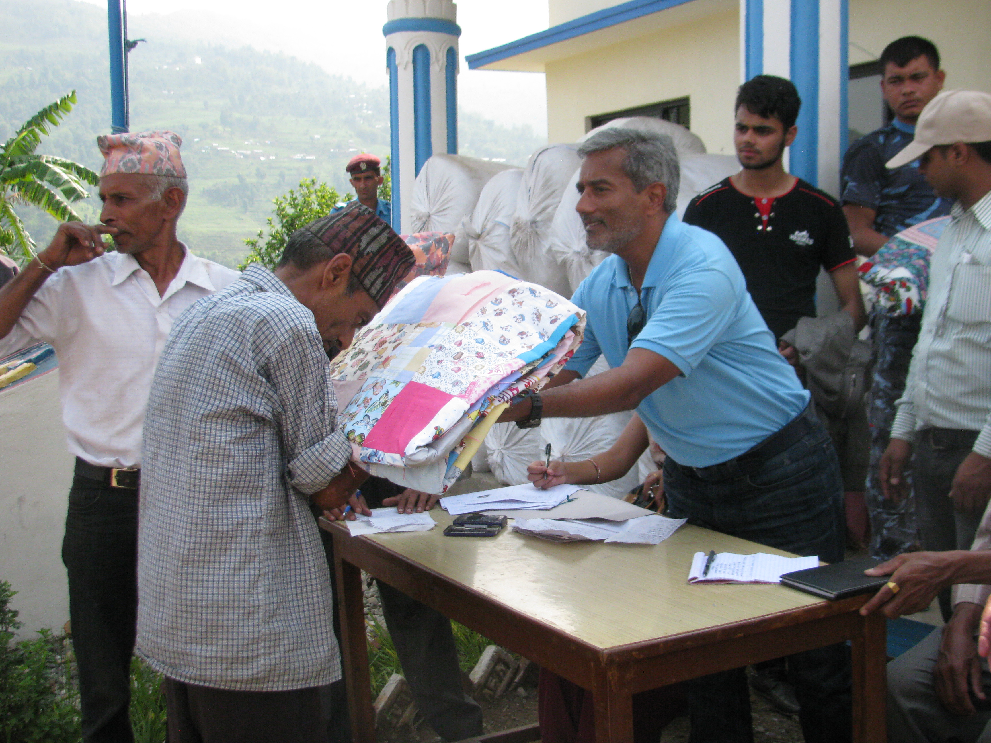 Photo Friday LWR Quilt Distribution in Nepal Lutheran World Relief