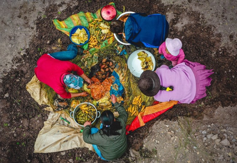 Celebrating a feast of Thanksgiving in Peru