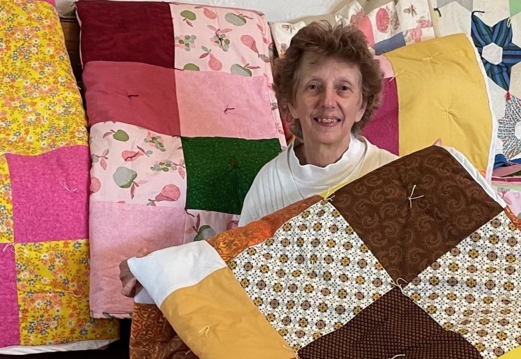 Like mother (and grandmother), like daughter: Sharing love of God through quilts 