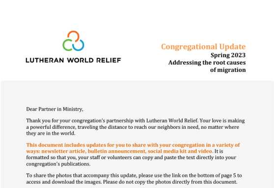 LWR Update Spring 2023