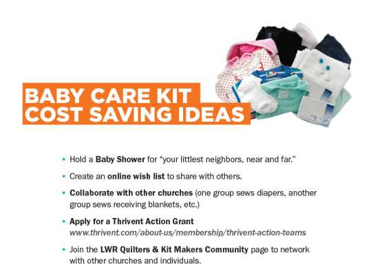 Baby Care Kit Cost Saving Ideas