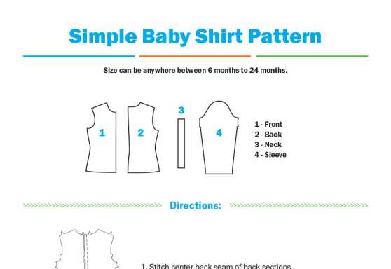 Baby Shirt Pattern