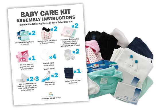 Baby Care Kit Assembly Signs