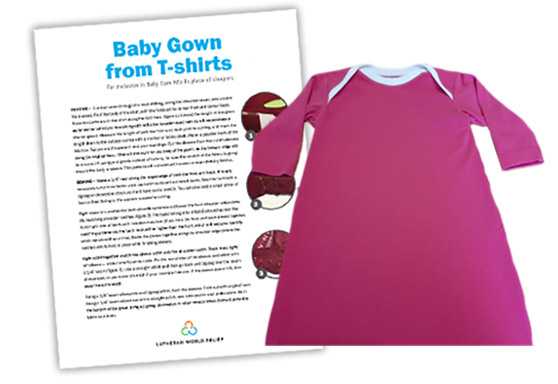 Baby Gown from T-shirts