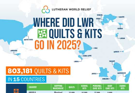 Quilt & Kit Distribution Map - 2025