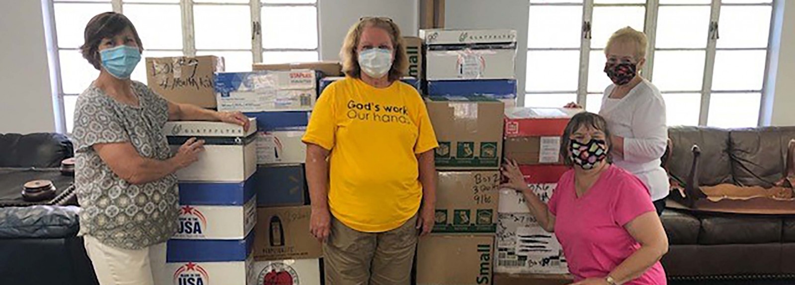 Updates to quilt and kit donations to Lutheran World Relief during COVID-19