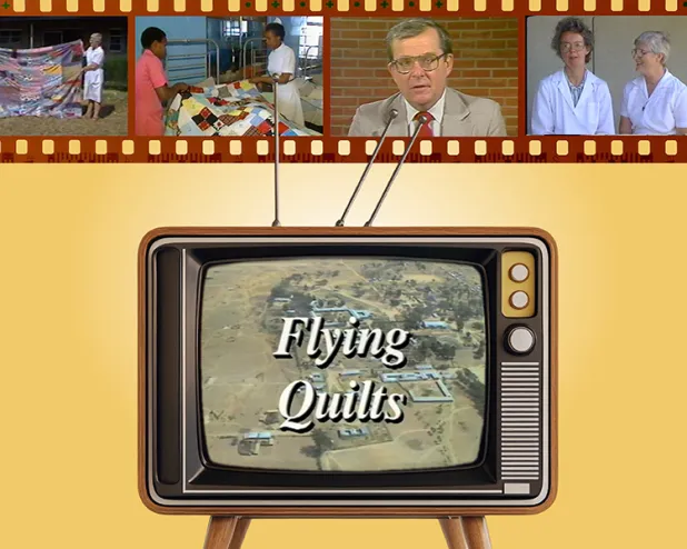 FROM THE ARCHIVES: Flying Quilts video highlights LWR Quilt & Kit program in 1989 