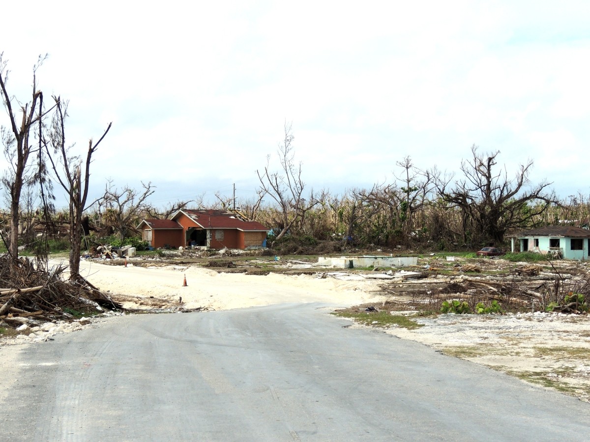 Very few houses remain standing in High Rock. Of these, almost all have been condemned.