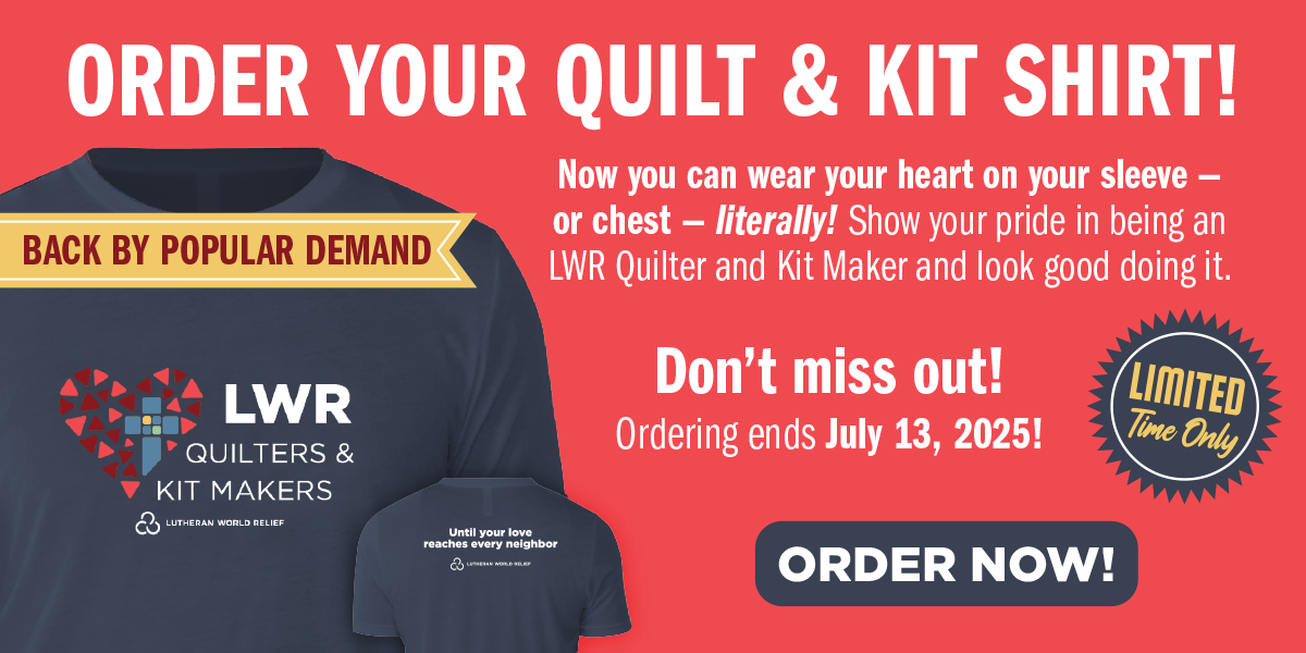 Order Your Quilt & Kit Shirt!
