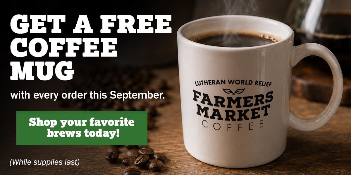 Through the month of September, you'll get a FREE mug with every purchase (while supplies last). 