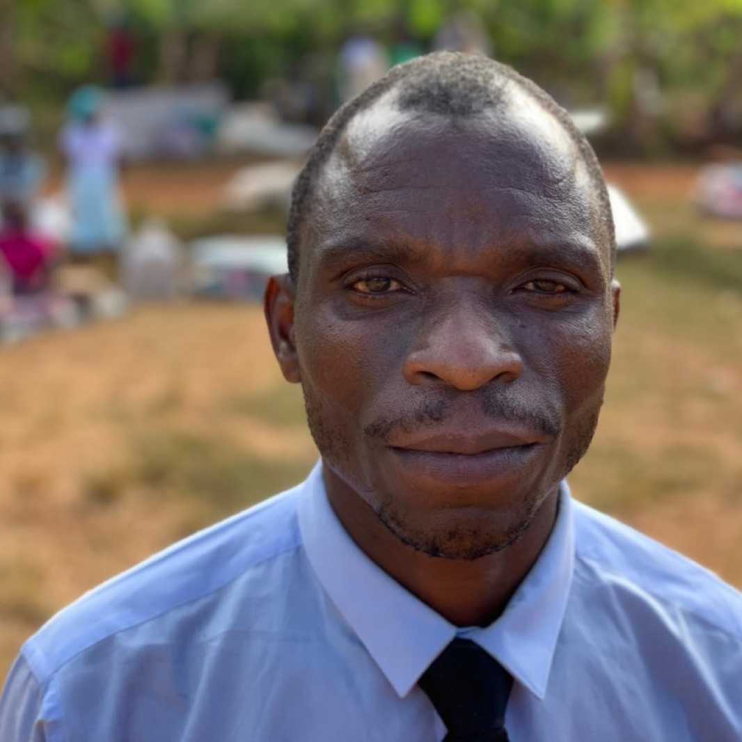 Tom says he appreciates the items he's received to help his family recover, but he is also very grateful for the emotional support. (Photo courtesy of Smile for Africa)