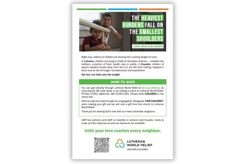 LWR Bulletin Insert