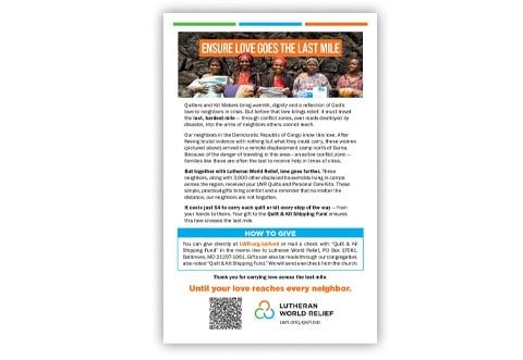 Bulletin Insert