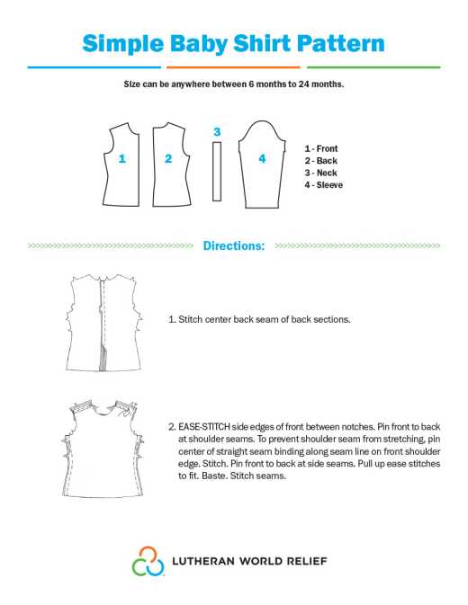 Baby Shirt Pattern