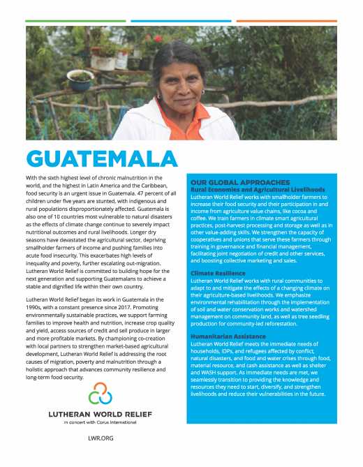 Guatemala Country Overview