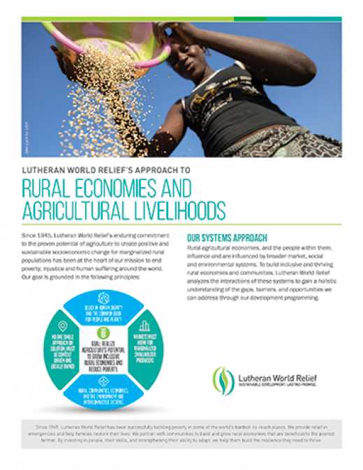 Rural Economies and Agricultural Livelihoods (REAL) Approach
