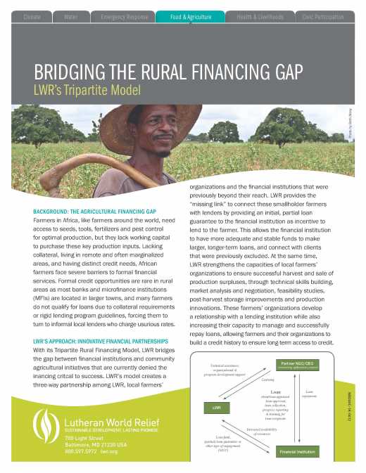 Tripartite Rural Financing Model 