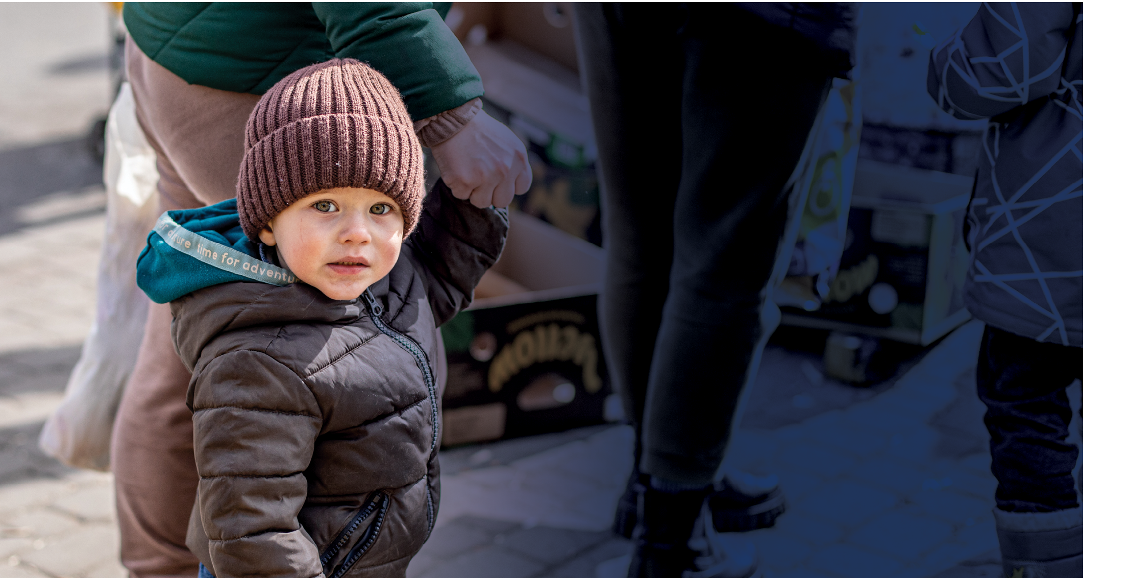 The Polish Ukrainian border brossing at Medyka  Millions of refugees have crossed into Poland fleeing the Russian invasion  Refugees were met with hot food, donated clothing, bus rides to the train station, and other information about where to go and what to do next 