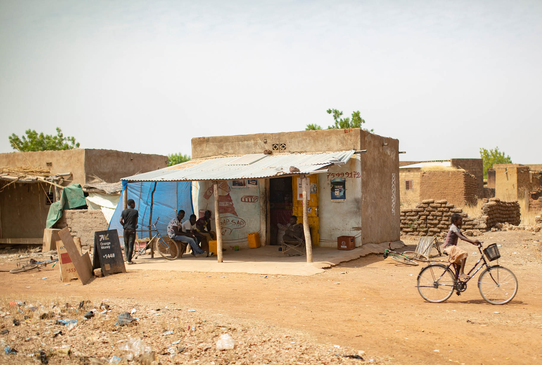 Roadside scene in Burkina Faso  Sahel 2021 Crisis  Feb 18, 2021  Photo by Jake Lyell  